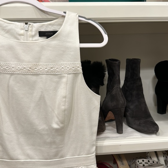 Jcrew dress white cotton - size 2 - EUC - worn once 🤍 - Picture 5 of 9